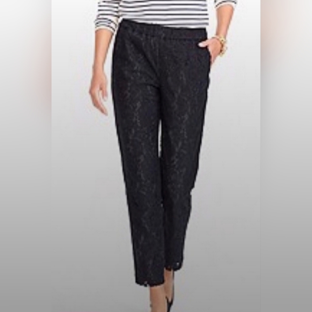 J. Crew relaxed lace ankle pants size 4